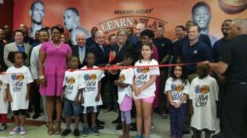 Los Miami Heat y la ilusión de un grupo de niños