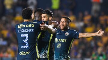 Tigres (0-2) América: Resumen del partido y goles