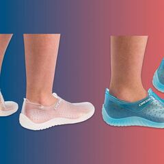 Hallamos estos escarpines resistentes y de secado rápido para toda la familia