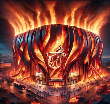 La IA reinventa algunos de los pabellones míticos de la NBA