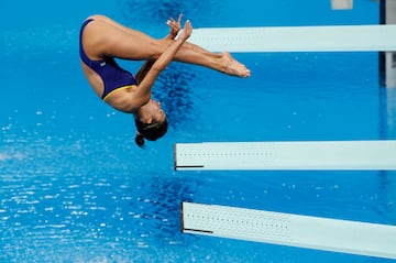 Con la décima mejor nota desde el trampolín de tres metros se mete en final de saltos.