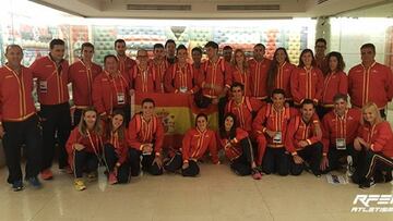 El equipo espa&ntilde;ol de marcha que competir&aacute; en los Mundiales de Taicang.