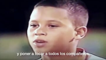 Quintero manda mensaje a todos los ni&ntilde;os que nunca dejan de so&ntilde;ar