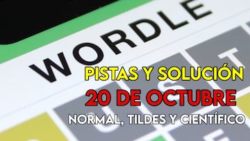 Wordle hoy 20 de octubre