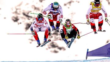 La batalla cotidiana por seguir en pie del skicross