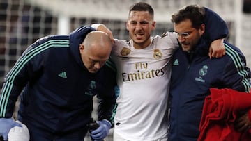 El Madrid respira: Hazard, 10 días de baja e irá al Camp Nou