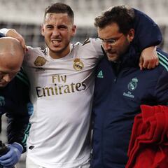El Madrid respira: Hazard, 10 días de baja e irá al Camp Nou