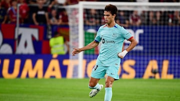 João Félix, en el encuentro de su debut con el barça ante Osasuna.
