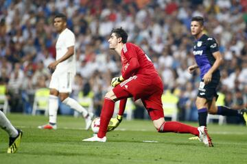 Thibaut Courtois' Real Madrid debut - in pictures