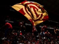 Fans o Aficion during the final second leg match between Toluca and America as part of the Liga BBVA MX, Torneo Clausura 2025 at Nemesio Diez Stadium on May 25, 2025 in Toluca, Estado de Mexico, Mexico.