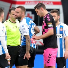 Darder, 150 partidos con el Espanyol y un susto