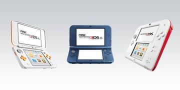 New Nintendo 2DS XL, New Nintendo 3DS XL y Nintendo 2DS.