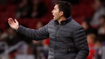 Garitano: "Me voy enfadado, pero me dura cinco minutos, no más"