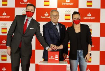 Felipe Martín, Alejandro Blanco y Mireia Belmonte