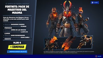 El Pack de Maestros del Magma se encuentra en la secci&oacute;n &quot;Ofertas de Tiempo Limitado&quot; de la tienda