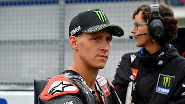 Quartararo, en el GP de Alemania de MotoGP.