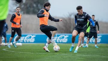 Jason Remeseiro entrenando en Ibaia.