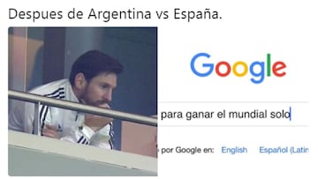 Argentina sufre: los memes que dejó el 6-1 de España