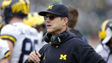 Los Vikings tienen cuatro candidatos para ocupar el cargo de head coach y uno de ellos es Jim Harbaugh, quien sirve como entrenador de Michigan desde 2015.