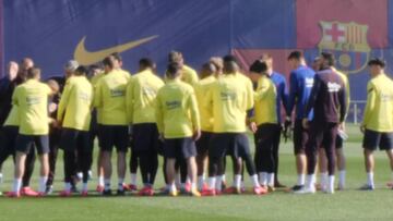 Primer entrenamiento de Braithwaite y entra en la lista