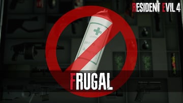 resident evil 4 remake logro trofeo frugal completar juego sin curarse