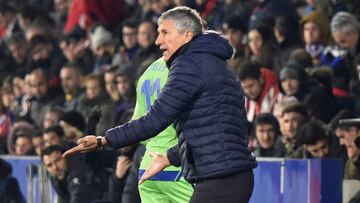 Setién, autocrítico: "Hemos perdido por deméritos propios"