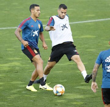 Thiago Alcántara y Suso.