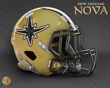 Cascos de NFL con la inspiración de Marvel y Stan Lee