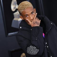La reacción de Jaden Smith tras el bofetón de su padre a Chris Rock