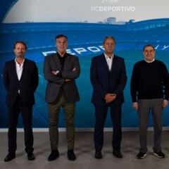 Los expresidentes del Depor, sin sitio en el palco de Riazor