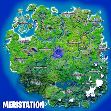 Nuevo mapa de Fortnite Temporada 8: todos los cambios y zonas nuevas