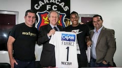 Faríñez firma su contrato con Millonarios