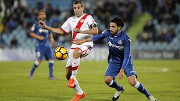 Trashorras, ante el Getafe.