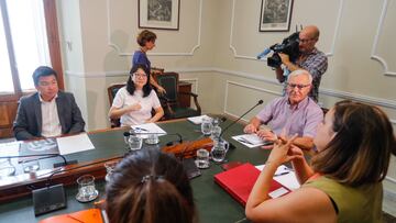 Sean Bai, Layhoon, Joan Ribó, Sandra Gómez y Lucía Beamud.