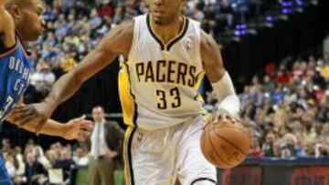 Danny Granger, durante un partido con los Sixers.