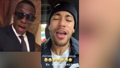 Neymar responde al reto de Vinicius cantando así...