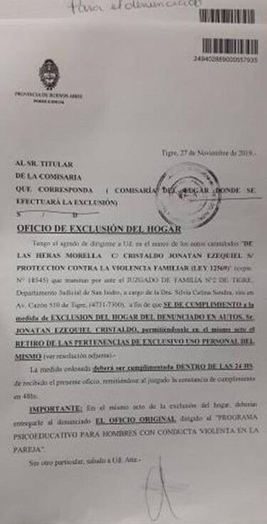 Jonatan Cristaldo, futbolista de Racing, fue denunciado por violencia de género