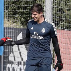 Keylor no se entrenó y Courtois jugará en Anoeta