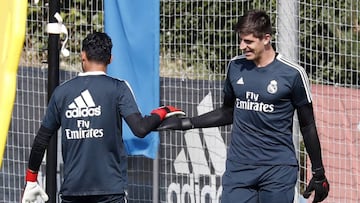 Keylor doesn't train as Courtois keeps his place for Real Sociedad