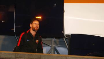 22/12/17, MADRID, HOTEL EUROSTARS TOWER, LLEGADA DEL FC BARCELONA, MESSI