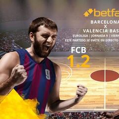 FC Barcelona vs. Valencia Basket: horario, TV, estadísticas, clasificación y pronósticos