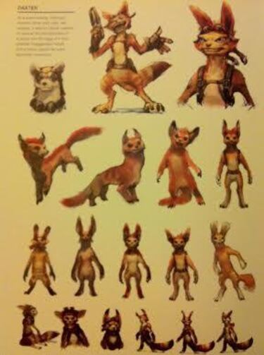 Artes conceptuales de Naughty Dog para un supuesto Jak and Daxter 4