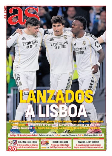 Las portadas de AS de febrero