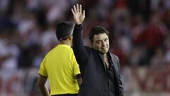 Gallardo: "Hace varios partidos que ganamos desde el banco"