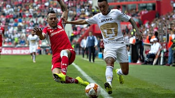 Toluca - Pumas (0-1): Resumen del partido y goles
