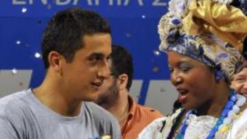 <b>ESPECTACULAR. </b>Almagro, protagonista en la entrega de trofeos.