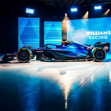 Williams presentó la decoración de su FW45. El coche de Oxford incorpora a su paleta de colores el logo de Gulf, una marca con mucha historia en el automovilismo. Más bien, se lo han robado a McLaren. El monoplaza real que pilotarán Alex Albon (Tailandia, 26 años) y Logan Sargeant (Estados Unidos, 22 años) tendrá que esperar, aún están con los remates.