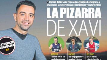 Xavi repasa los objetivos del Barça