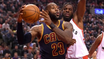 LeBron James ante la defensa de DeMarre Carroll