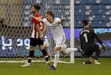 Modric anotó el 0-1.